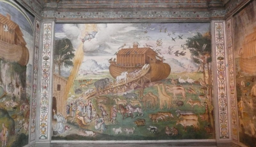 800px San Maurizio Luini noahs ark